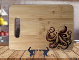 Octopus Kraken Nautical Cutting Board