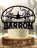 Destination Wedding Personalized Wedding Cake Topper