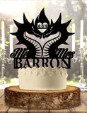 Dragons Personalized Wedding Cake Topper