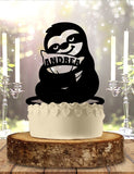 OwlTopThat Cake Toppers -  Adorable Sloth Holding Name Birthday Cake Topper