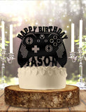 Video Game Game Controller Personalized Birthday With Name Gaming, Gamer Birthday, Boy Birthday, Game Controller, Xbox Gamer, Cake Topper