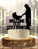 Bounty Hunter Baby Shower Girl or Boy Welcome Baby Bounty Cake Topper