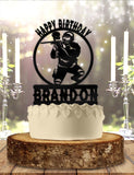 Paintball Party Personalized Birthday Cake Topper