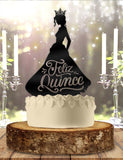 Feliz Quinceanera Quince Birthday Cake Topper for Girls