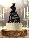 Mis Quinceanera Quince Birthday Cake Topper for Girls