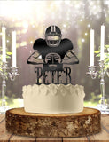 Football Quarterback - Personalized Name - Sports Themed - Custom Birthday Cake Topper