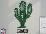 Cactus Oversized Wall Switch Cover Plate - Standard Size Toggle, Rocker, Duplex Double Outlet, and Blank Wall Plates