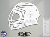 Hockey Helmet - Oversized Wall Switch Cover Plate - Sports Theme - Standard Size Toggle, Rocker, Outlet, and Blank Wall Plates