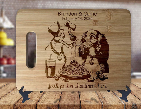 Lady and the Tramp Cutting Board