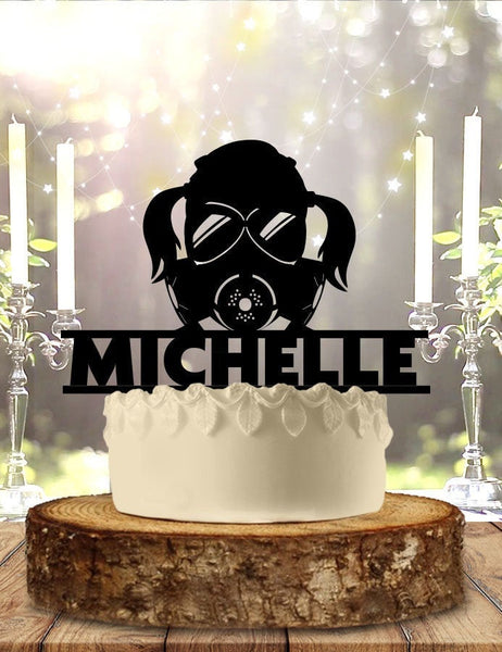 Quarantine Birthday Girls Quarantined Cake Topper Personalized